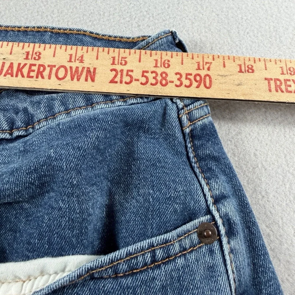 Levi's 505 Jeans Mens 34x27 Blue Denim Straight Leg Regular Fit Cotton Pant